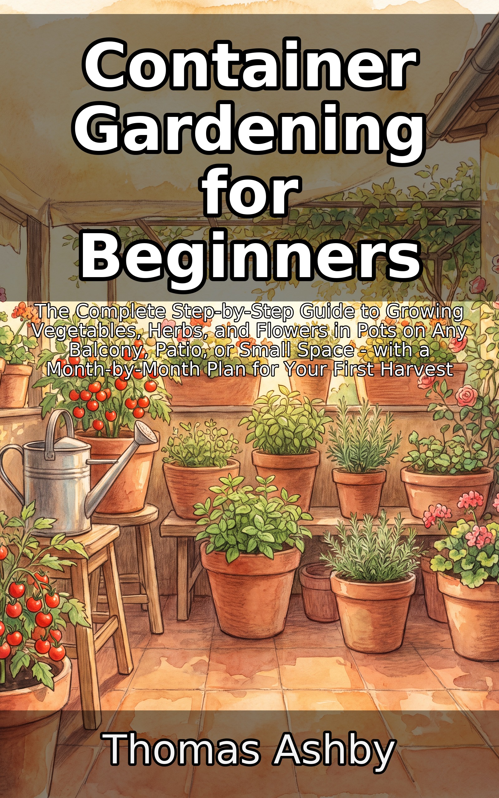 Cover of Container Gardening for Beginners