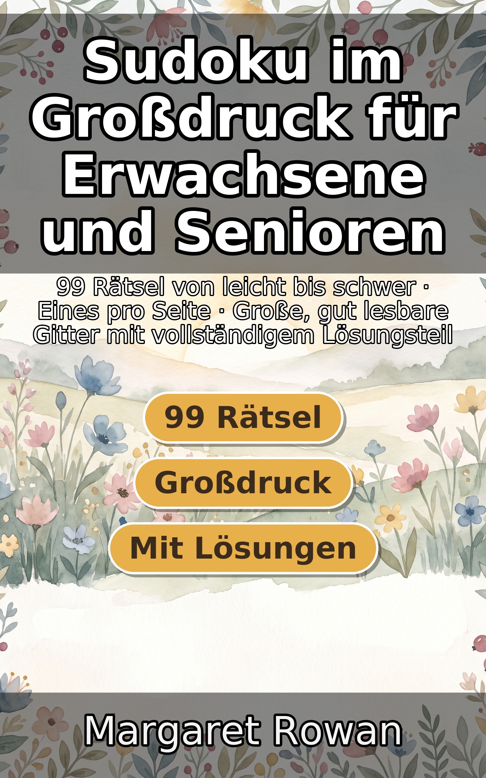 Cover of Sudoku im Großdruck für Erwachsene und Senioren