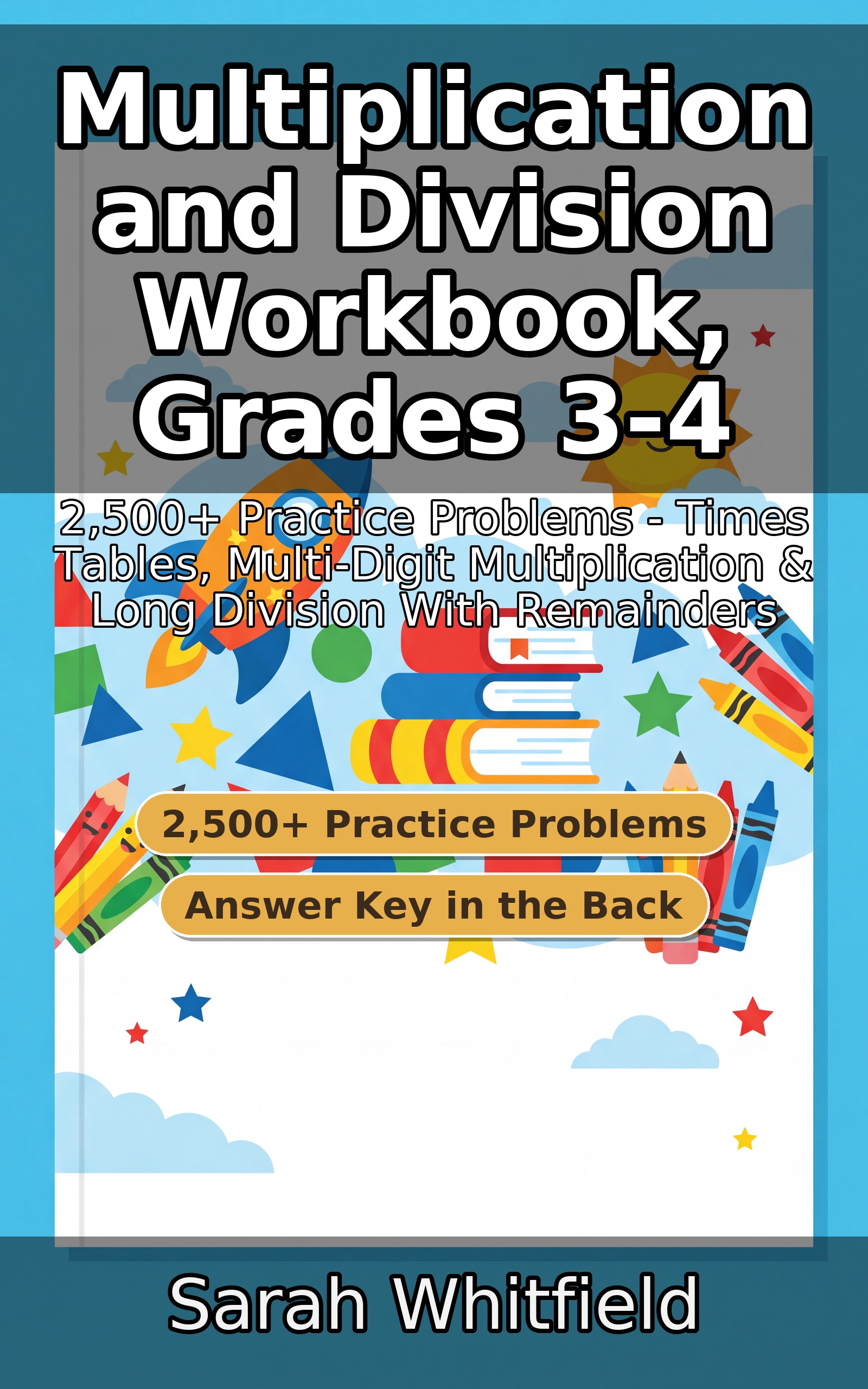 Cover of Multiplication and Division Workbook, Grades 3-4