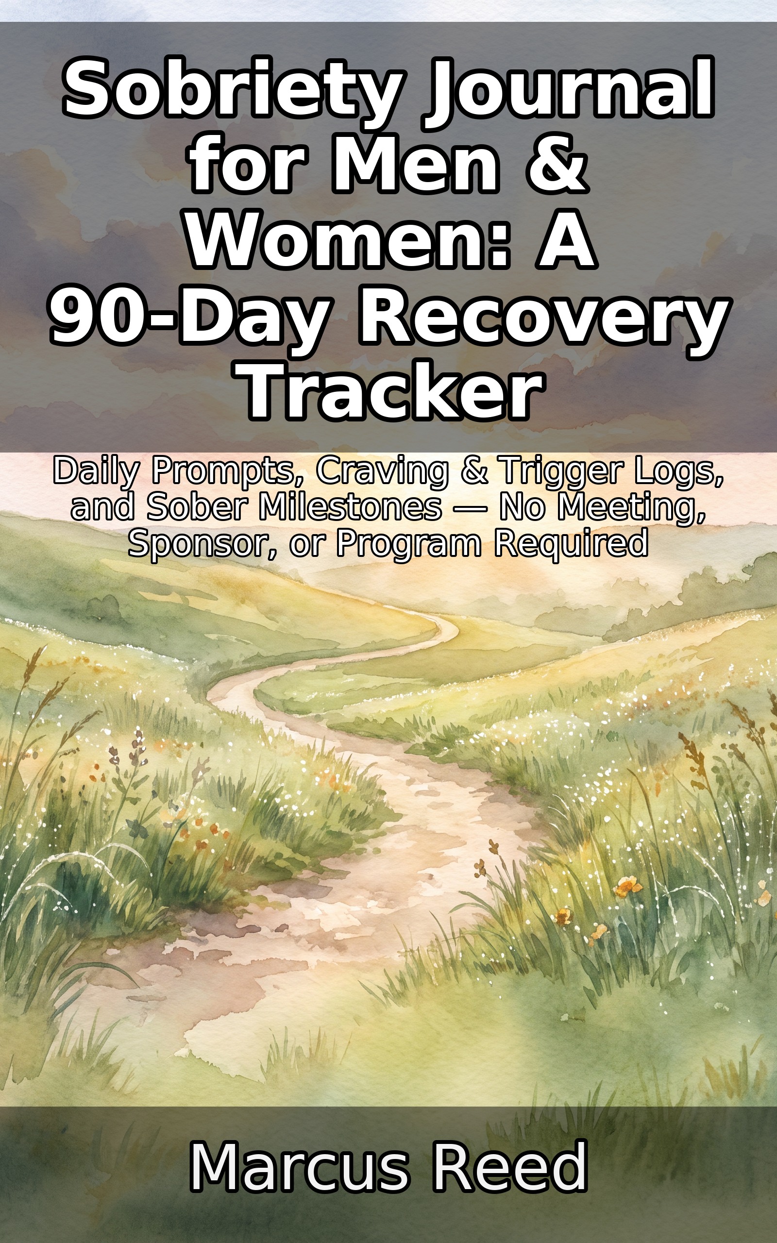 Cover of Sobriety Journal for Men & Women: A 90-Day Recovery Tracker